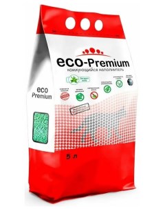 Комкующийся наполнитель ECO Premium Алоэ древесный 1 9 кг 5 л Eco-premium