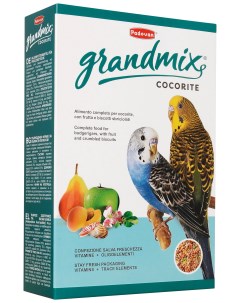 Сухой корм для волнистых попугаев GRANDMIX COCORITE 2 шт по 1 кг Padovan