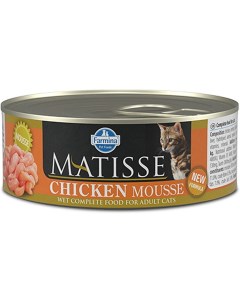 Консервы для кошек Matisse Adult мусс с курицей 85г Farmina