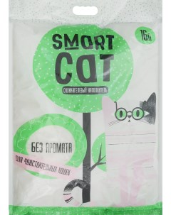 Впитывающий наполнитель силикагелевый 16 л Smart cat