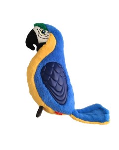 Мягкая игрушка для собак Tropicana Попугай с пищалкой большой длина 38 см Gigwi