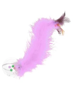 Игрушка шарик для собак с длинным хвостом розовая Ripoma