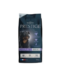 Сухой корм для собак Prestige Adult 6 Maxi мясо 15кг Flatazor
