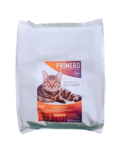 Сухой корм для кошек Primero Лосось с индейкой 5 кг Дайкорм