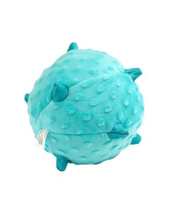 Игрушка для щенков Puppy Sensory сенсорный плюшевый мяч арахис голубой 15 см Playology