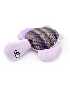 Игрушка пищалка для собак Turtle Черепаха из полиэстера фиолетовый 32 см Trixie