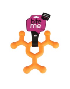 Игрушка для собак резиновая молекула Bite me оранжевая 27х24х2 5см Ebi