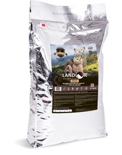 Сухой корм для кошек для стерилизованных кролик с рисом 10 кг Landor