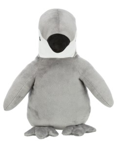 Мягкая игрушка игрушка пищалка для собак Пингвин серый 38 см Trixie