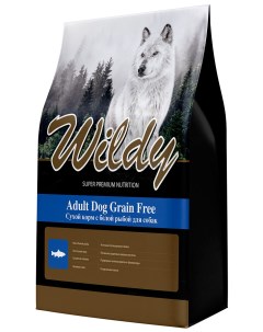 Сухой корм для собак Adult Dog Grain Free белая рыба беззерновой 3кг Wildy