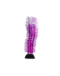 Растение силиконовое аквариумное светящееся в темноте 4 5 х 15 см фиолетовое Nobrand