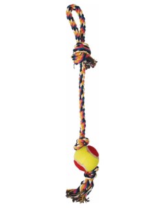 Грейфер для собак Веревка цветная с мячом разноцветный 43 см Триол