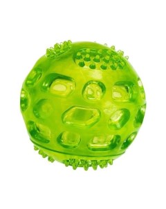 Жевательная игрушка для собак мяч зеленый длина 7 см Ferplast