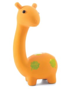 Жевательная игрушка для собак Динозаврик из латекса оранжевый 12 см Триол