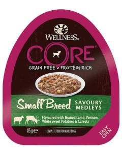 Консервы для собак баранина оленина 12шт по 85г Wellness core