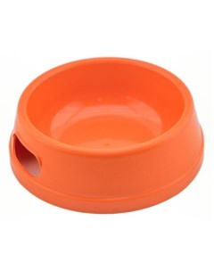 Одинарная миска для собак пластик оранжевый 0 75 л Дарэлл