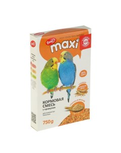 Сухой корм для волнистых попугаев MAXI с кунжутом 750 г Ешка