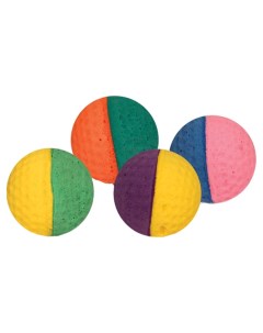 Мяч для Гольфа для кошек ЭВА в ассортименте 4 5 см 4 шт Триол