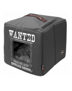 Домик для кошек Wanted серый 40x40x40см Ebi