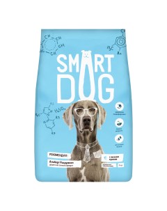 Сухой корм для собак с лососем и рисом 3кг Smart dog