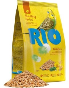 Сухой корм для волнистых попугаев в период линьки 4шт по 1кг Rio