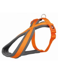 Шлейка для собак Premium Touring XS нейлон пластик оранжевый 26 38 см 10 мм Trixie