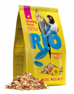 Сухой корм для средних попугаев в период линьки 10шт по 500г Rio