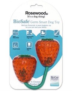 Жевательная игрушка для собак Fruits Toy Клубника красная 25 см Rosewood