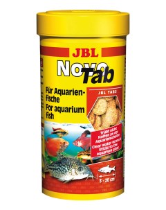 Корм для всех видов аквариумных рыб NovoTab таблетки 100 мл Jbl