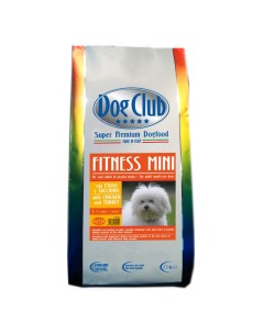 Сухой корм для собак Fitness Mini для малых пород 2 5кг Dog club
