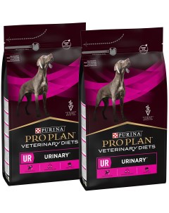 Сухой корм для собак Veterinary Diets UR Urinary 2x3 кг Pro plan