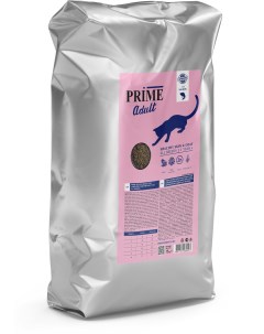Сухой корм для кошек Healthy Skin Coat Здоровая кожа и шерсть с лососем 15 кг Prime