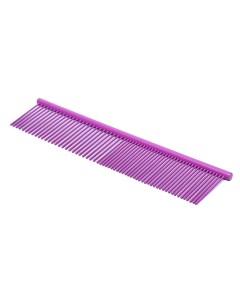 Расческа для шерсти с гальваническим покрытием 18 8 х 4 2 см фиолетовая Пижон