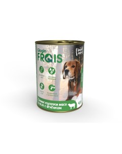 Консервы Holistic Dog для собак сочные кусочки мяса в желе с ягненком 420 г Frais