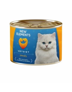 Консервы для кошек Urinary из морской рыбы 8шт по 240г New elements