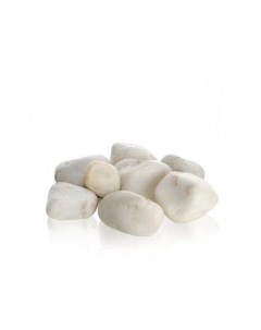 Белая мраморная галька Marble pebble set white Biorb