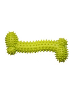 Жевательная игрушка для собак Кость с шипами зеленый 15 5 см Уют