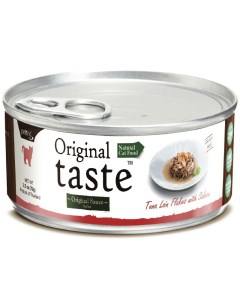 Консервы для кошек original tasty тунец с лососем в соусе 12шт по 70г Pettric