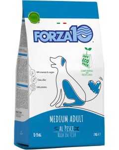 Сухой корм для собак для средних пород рыба 2 кг Forza10