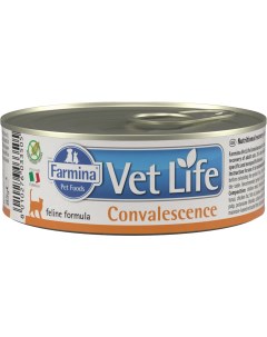Консервы для кошек Vet Life Convalescence в период восстановления с курицей 85г Farmina
