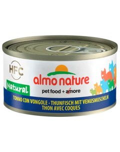 Консервы для кошек NFC Natural тунец и моллюски 70г Almo nature