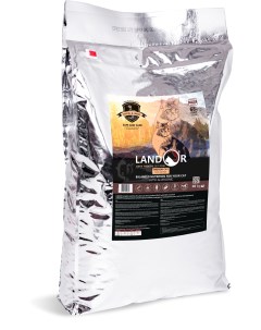Сухой корм для кошек утка с рисом обогащенный 10 кг Landor