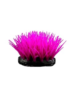 Растение силиконовое аквариумное светящееся в темноте 16 х 11 см фиолетовое Nobrand