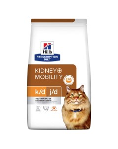 Сухой корм для кошек K D Mob при заболеваниях почек суставы 1 5кг Hill`s
