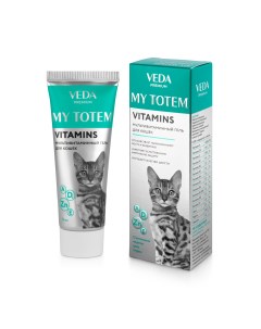 Мультивитаминный гель для кошек My Totem Vitamins 75 мл Veda