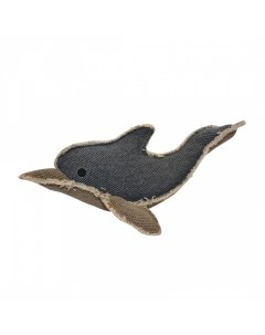Мягкая игрушка для собак Серый дельфин серый длина 26 см Duvo+