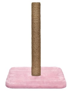 Когтеточка столбик Акела светло розовая 40x40x55 см Petshopru