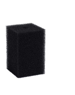 Губка прямоугольная для фильтра 8 ретикулированная 30 PPI 8 х 8 х 12 см черная Aqua story
