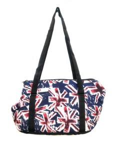 Мягкая сумка переноска для собак Британский флаг 36х24х20 см Ripoma