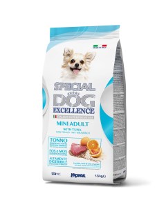 Сухой корм для собак EXCELLENCE тунец 1 5кг Special dog